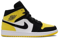 Tênis Air Jordan 1 Mid – Yellow Toe na internet