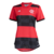 Camisa Flamengo I 21/22 Torcedor Adidas Feminina - Preta e Vermelha