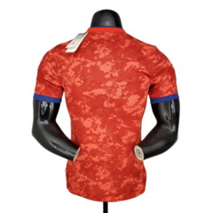 Camisa Lyon Away 21/22 Jogador Adidas Masculina - Camuflada Vermelha - comprar online