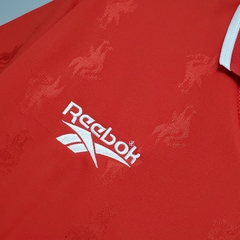 Camisa Retrô Liverpool Home 96/97 Torcedor Reebok Masculina - Vermelho - De Tabela Esportes