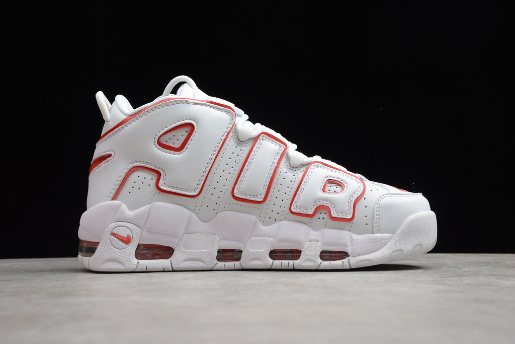 uptempo white varsity red