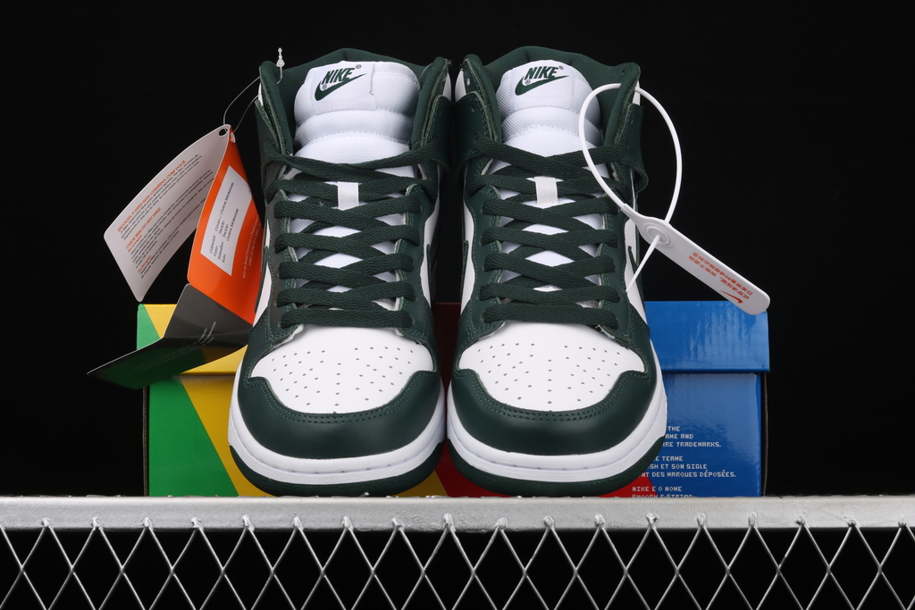 nike dunk high spartan green