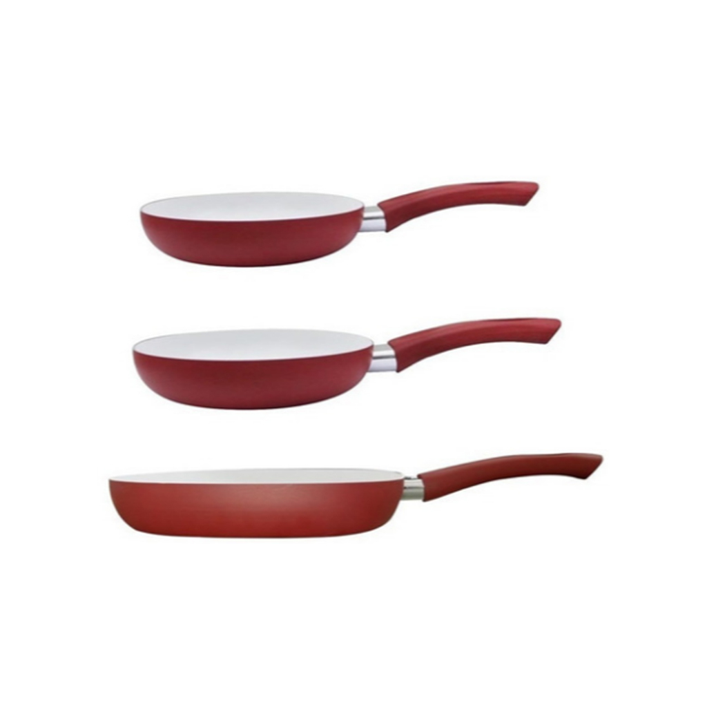 Sarten Ceramica 24cm Antiadherente Rojo Roswell London