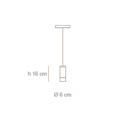LAMPARA COLGANTE CAVIA CORTA CV01 - comprar online