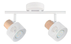 Aplique/Plafón Tulipa Calada.Blanco + Madera - comprar online