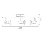 APLIQUE PARTY GU10 3 LUCES - comprar online
