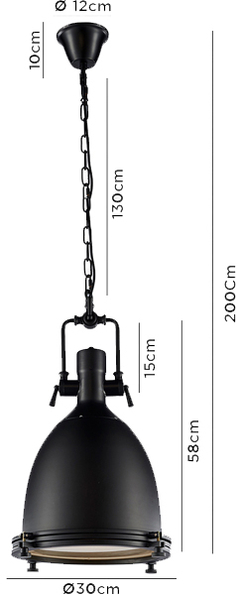 Imagen de LAMPARA COLGANTE MARITIME ITE008