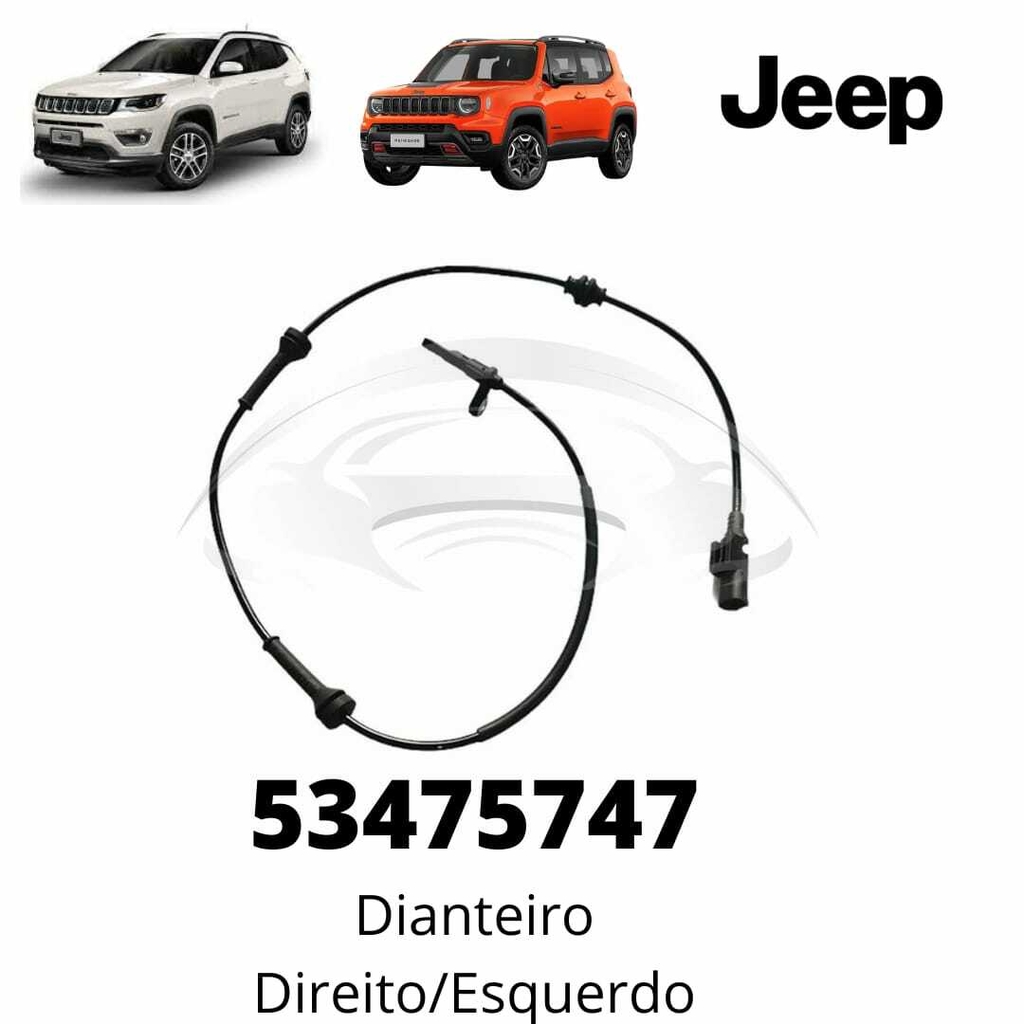 Sensor de ABS Jeep Renegade, Jeep Compass e Fiat Toro 53475747