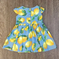 Vestido Rita Azul Limão Siciliano - comprar online