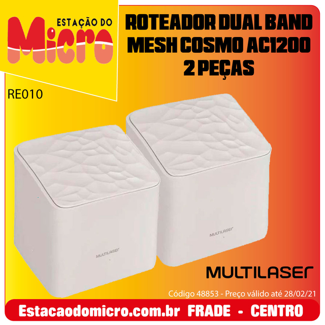 multilaser cosmo ac1200 preço