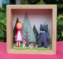 Diorama Caperucita