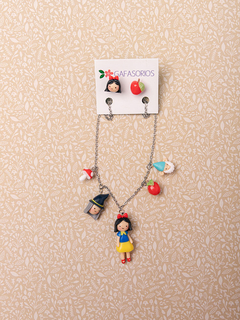 Set de collar y topos Blancanieves