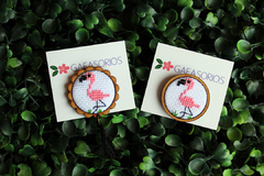 Pin bordado Flamenco