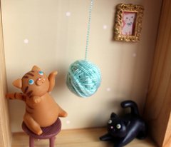 Diorama Gatitos - comprar online