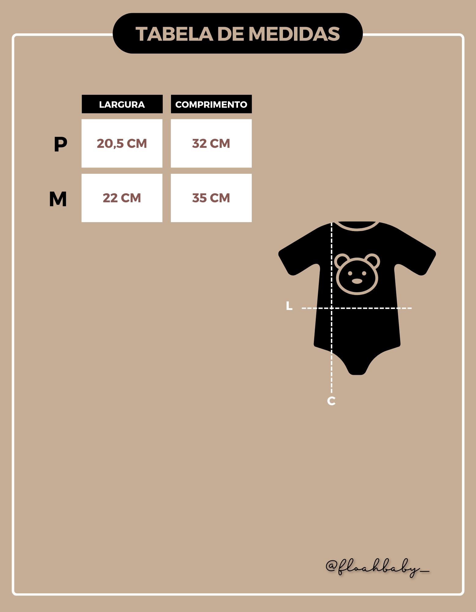 BODY AMOR DA VOVÓ | P e M - FLOÁH Baby Store