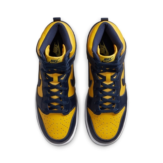 men nike dunk high michigan