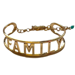 Bracelete dourado family