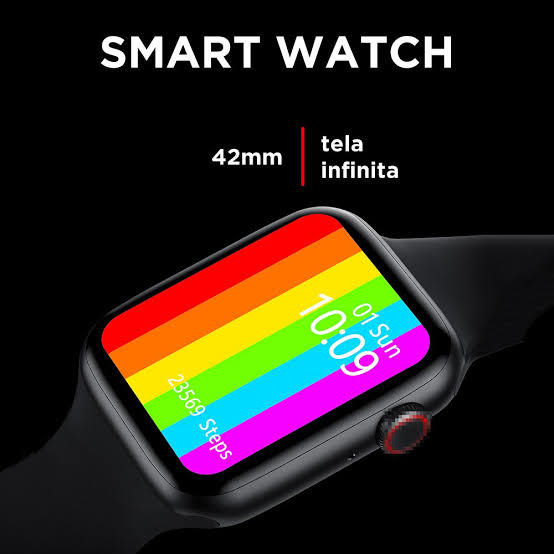 smartwatch iwo 12 tela infinita
