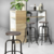 Juego de 2 Bancos Altos 4 - DM Home Muebles