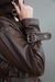 ALEXANDER LEATHER TRENCH CHOCOLATE - PRE-ORDER - online store