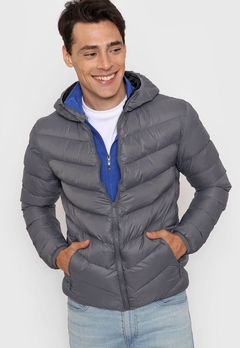 Campera matelasseada con forreria combinada - tienda online