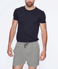 SHORT DE BAÑO CON EFECTO LAVADO Y PIGMENTO - comprar online