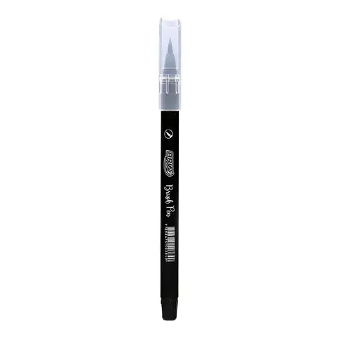 Caneta Brush Pen Preta Brw