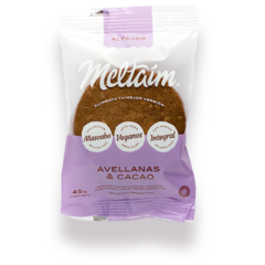 Alfajor vegano sabor avellanas y cacao Meltaim x 45 gr
