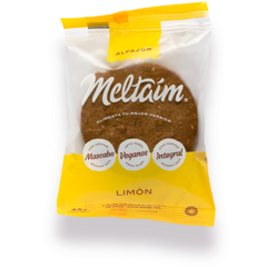 Alfajor vegano de avena y relleno de limón Meltaim x 45 gr