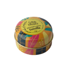 Bálsamo labial en lata coleccionable VAINILLA Sentida Botánica x 15 gr