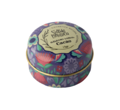 Bálsamo labial en lata coleccionable CACAO Sentida Botánica x 15 gr