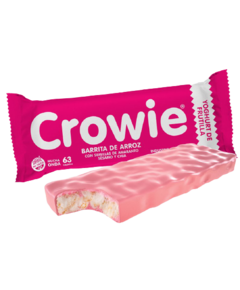 Barrita de arroz sabor yogurt de frutilla Crowie x 12 gr