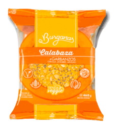 Medallones de calabaza y garbanzos Burganas x 4 unidades