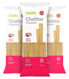 Chalitas sabor jamón Via Vita x 100 gr