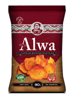 Chips de batatas rústicas Alwa x 90 gr