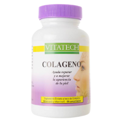 Colágeno hidrolizado + Vitamina E Vitatech x 60 comprimidos