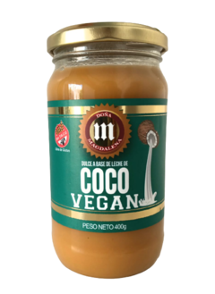 Dulce de leche vegano a base de coco Doña Magdalena x 400 gr