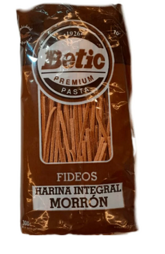 Fideos integrales dietéticos de morrón Betic x 300 gr