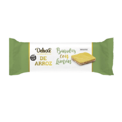 Galletitas de arroz bañadas con limón Deluxe x 115 gr