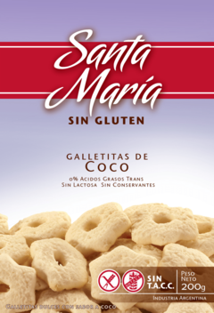 Galletitas de coco Santa María x 200 gr