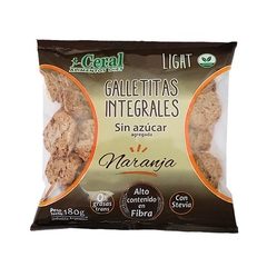 Galletitas integrales sin azúcar sabor naranja Cereal x 180 gr