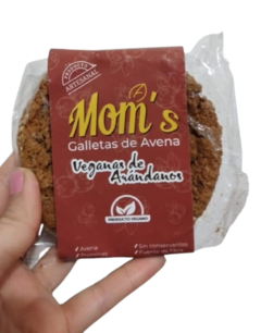 Galletas de avena con arándanos veganas Moms x 60 gr