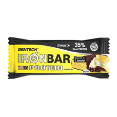 Iron Bar sabor mousse de limón Gentech x 46 gr