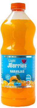 Jugo light de naranja con Stevia JBerries x 1,5 litros