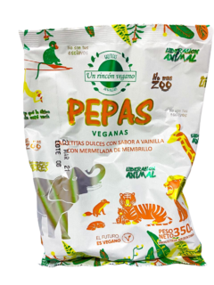 Galletitas pepas de membrillo Un Rincón Vegano x 200 gr