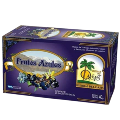 Té de frutos azules Hierbas del Oasis x 20 saquitos
