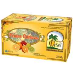Té de frutos cítricos Hierbas del Oasis x 20 saquitos