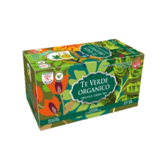 Té verde orgánico Hierbas del Oasis x 25 saquitos
