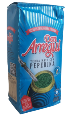 Yerba mate con peperina Don Arregui x 500 gr