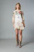 VESTIDO MATILDE (BLANCO - CON PERLAS )
